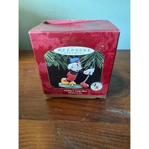 1997 Hallmark Keepsake Mickey's Long Shot Ornament~Mickey Mouse Golf~Disney